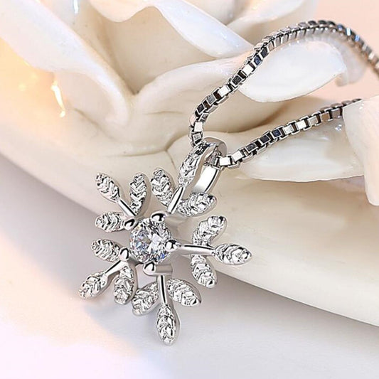 Snowflake necklace