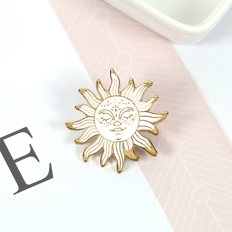 Astrological motif pins