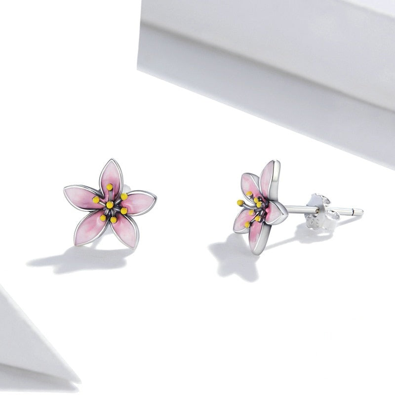 Earrings - flowers