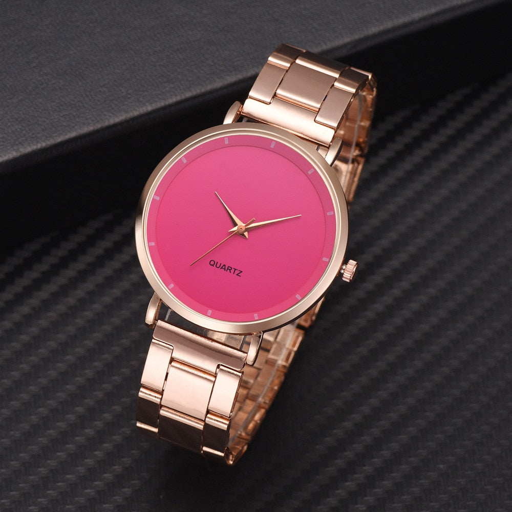 Elegant ladies watch on a bracelet