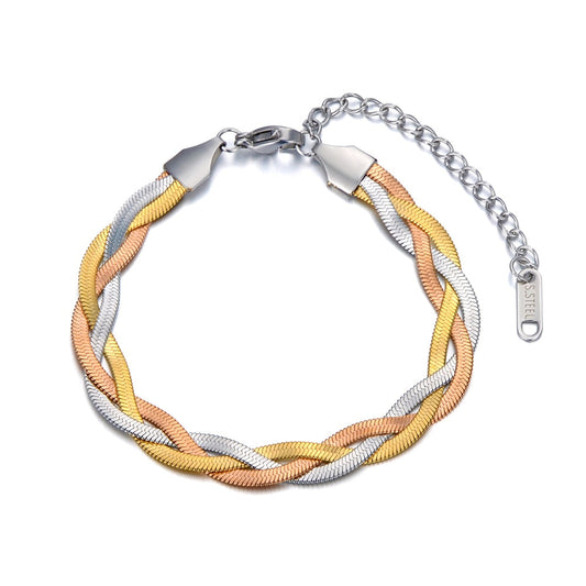 Three-color bracelet