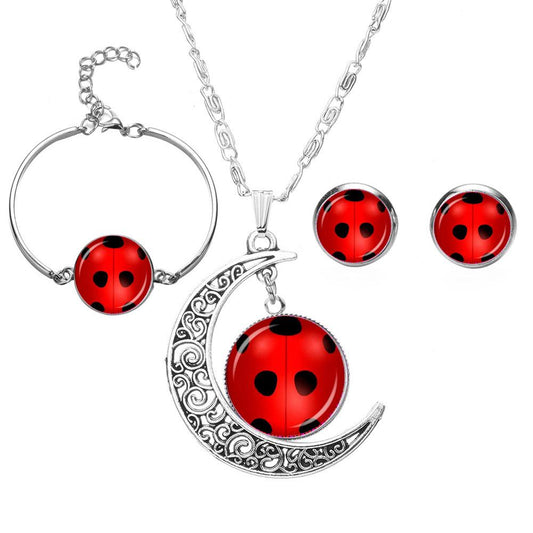 Jewelry set - ladybug