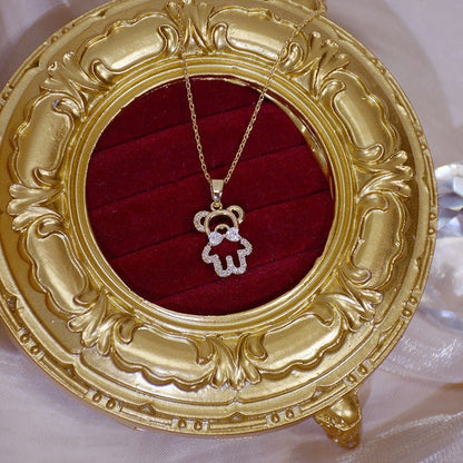 Necklace - teddy bear