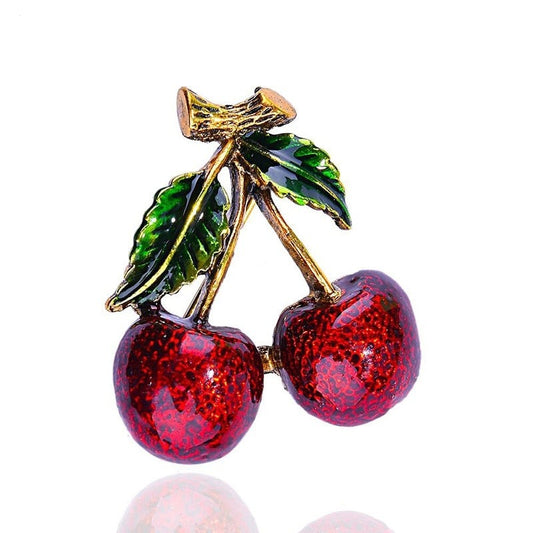 Cherry brooch