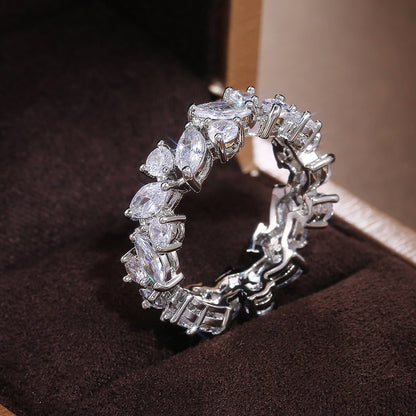 Cubic zirconia ring