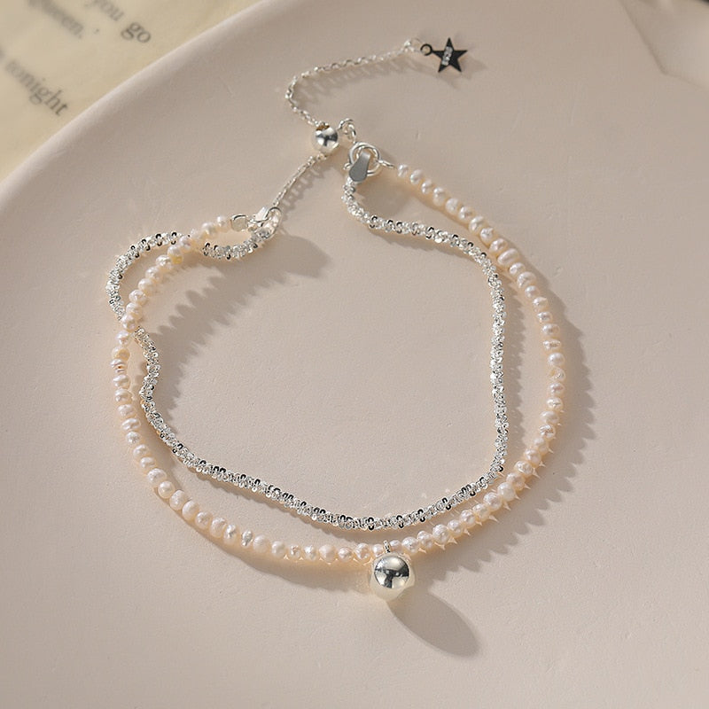 Bracelet with a pearl