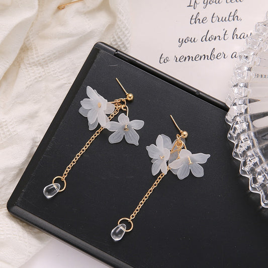 Hanging earrings - flowers