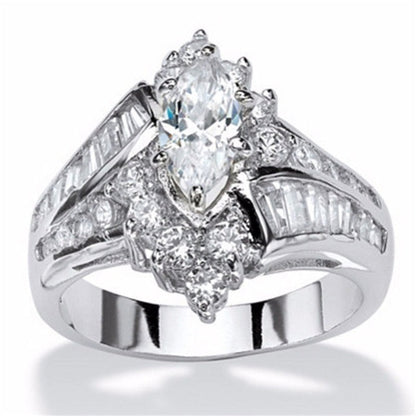 Cubic zirconia ring