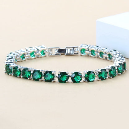 Bracelet with zircons