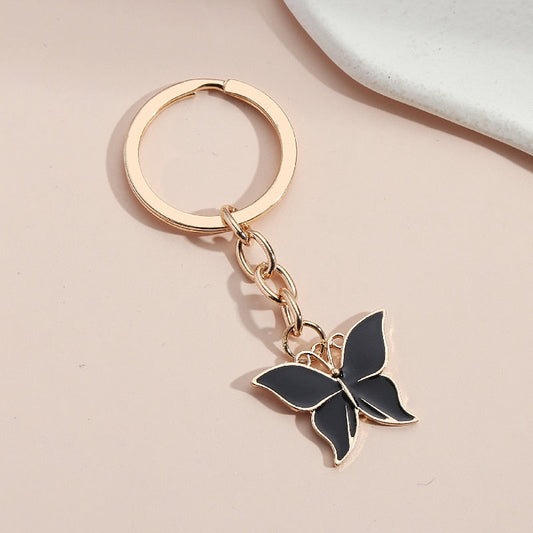 Butterfly motif keychain