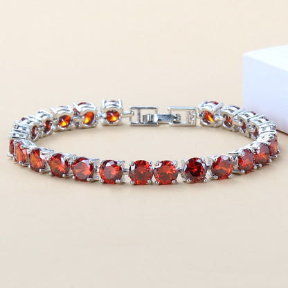 Bracelet with zircons