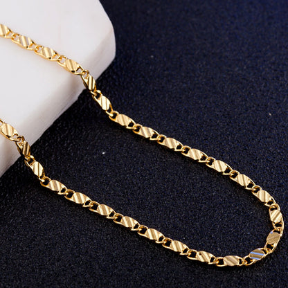 Gold-plated classic necklace