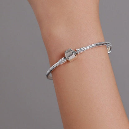 Modular silver bracelet