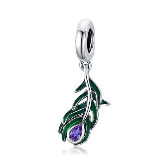 Modular charm - Peacock feather