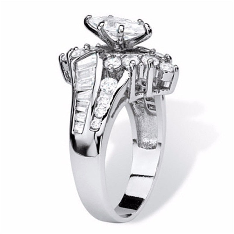 Cubic zirconia ring