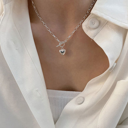 Necklace with a heart-shaped pendant