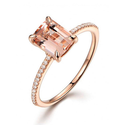 Cubic zirconia ring