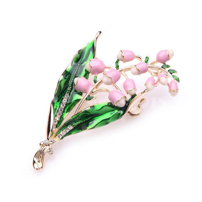 Brooch - lily of the valley