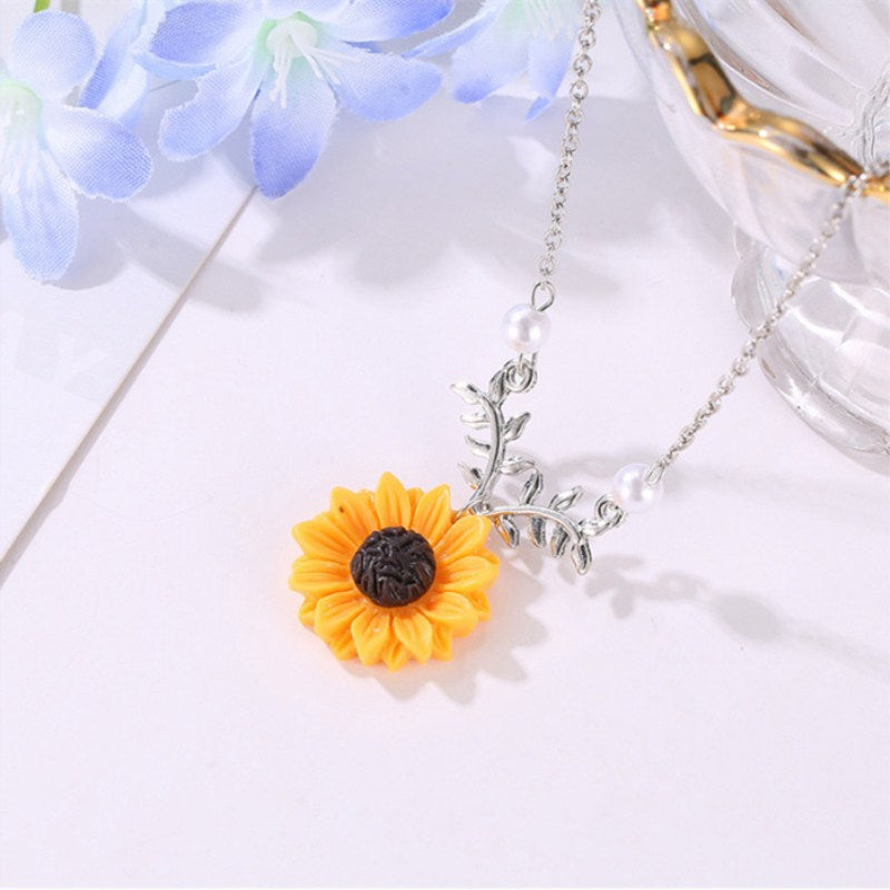 Necklace - sunflower