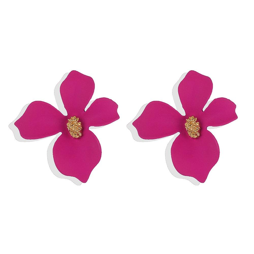 Earrings - flowers