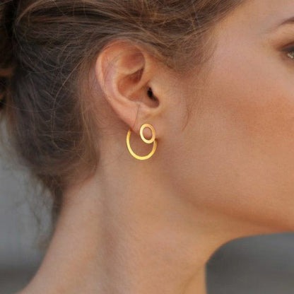 Circle earrings