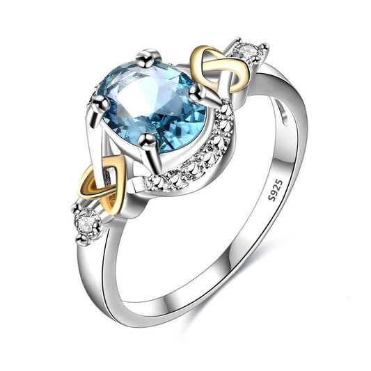 Cubic zirconia ring