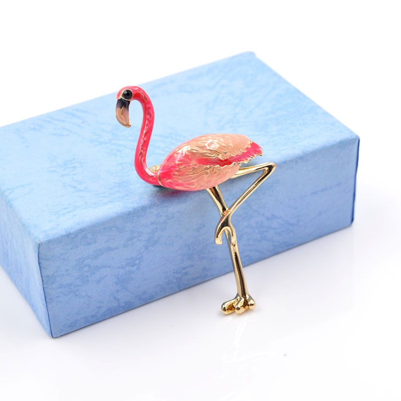 Flamingo pin