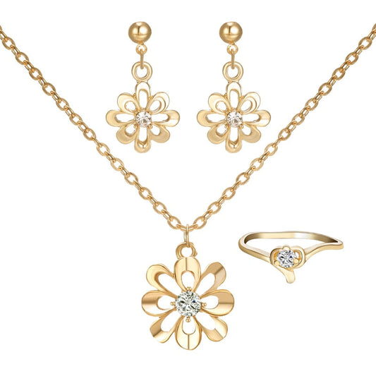 Jewelry set - daisies