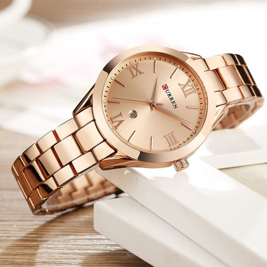 Elegant ladies watch on a bracelet