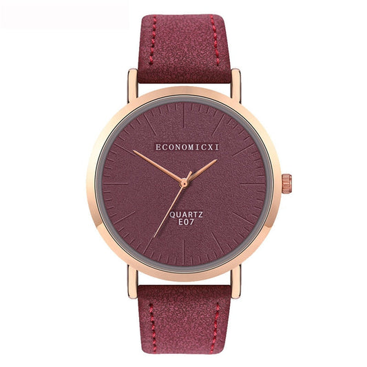 Ladies watch with a matte dial