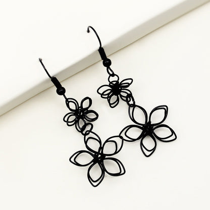 Hanging earrings - flowers