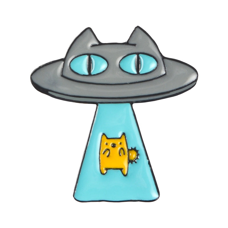 Pin - UFO cat