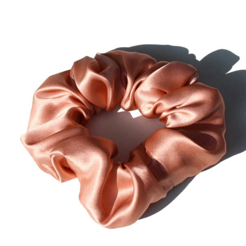 Silk hair scrunchie