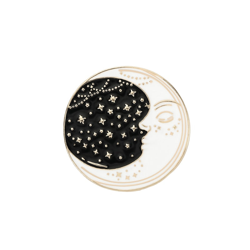 Astrological motif pins