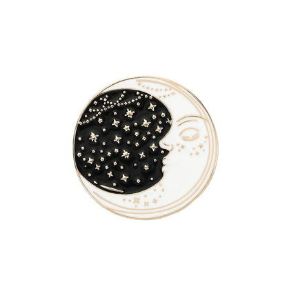 Astrological motif pins