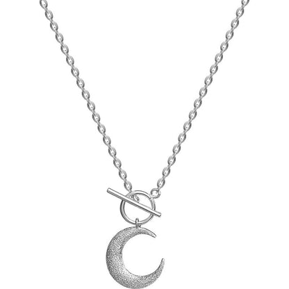 Necklace with a moon