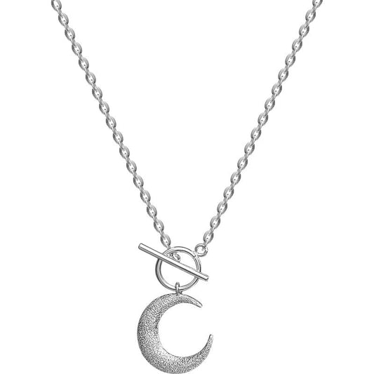 Necklace with a moon