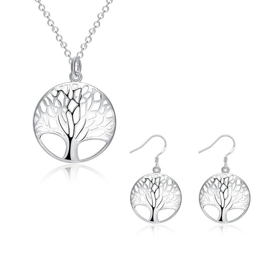 Jewelry set with tree of life motif