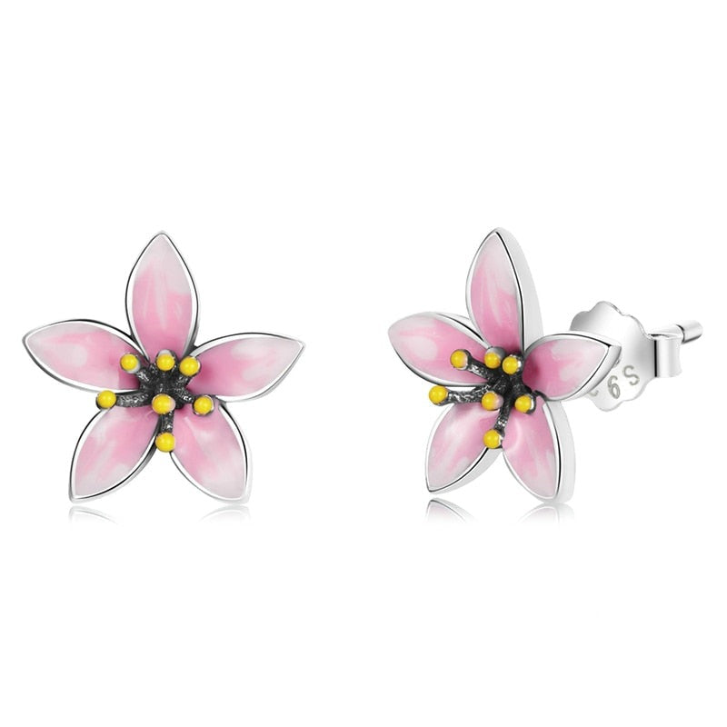 Earrings - flowers