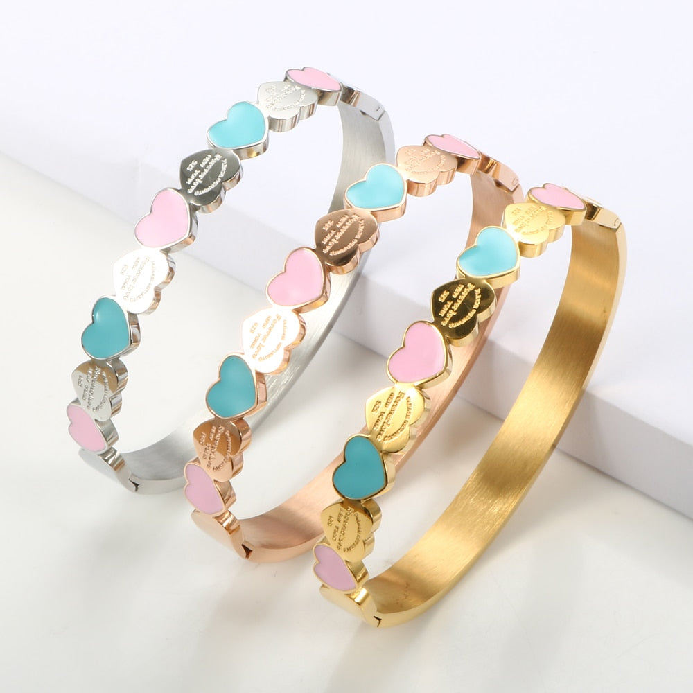 Bracelet with heart motif