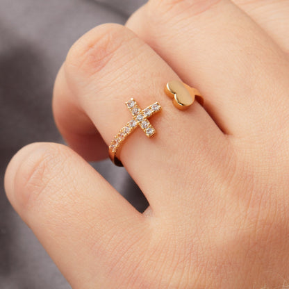 Ring with a cross