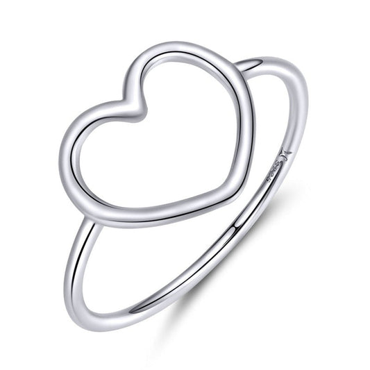 Minimalistic ring - heart