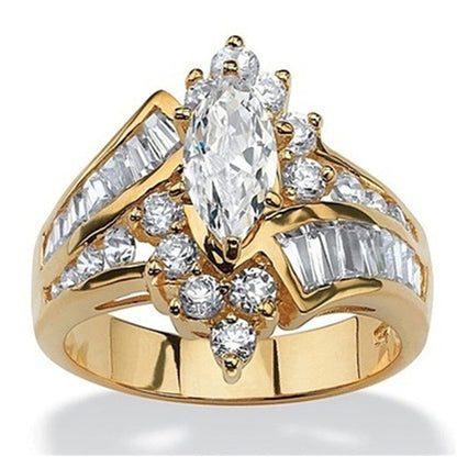 Cubic zirconia ring