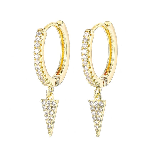 Earrings - triangles