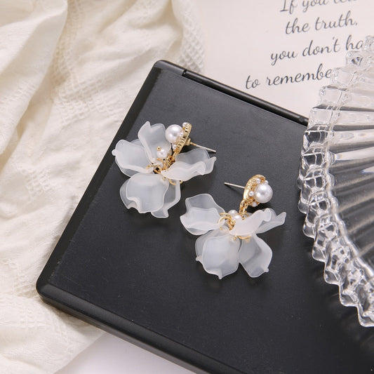 Acrylic flower earrings