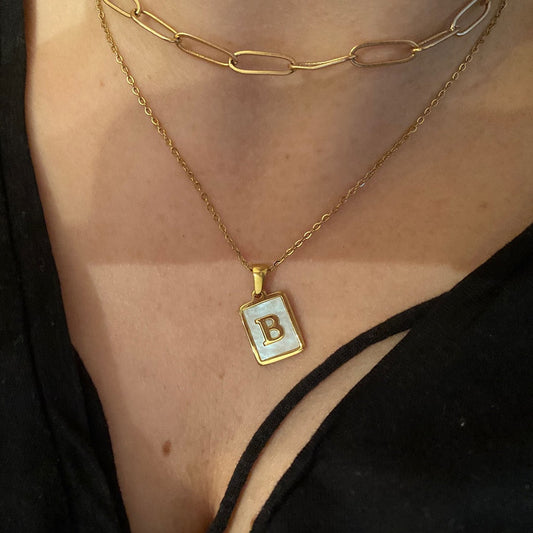 Initial necklace