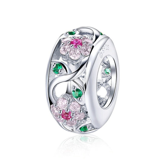 Modular charm - Flowers with zirconia