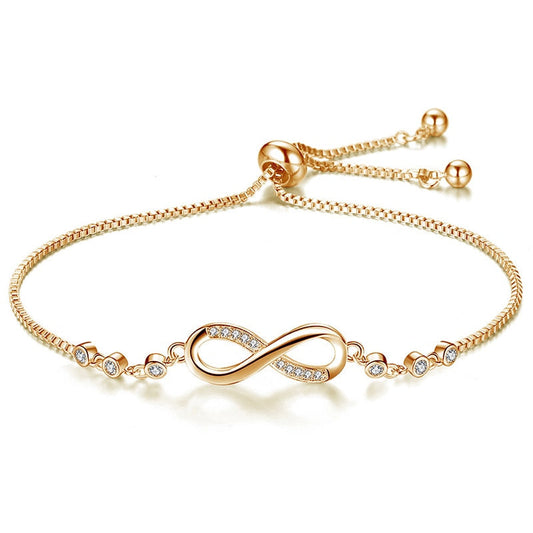 Bracelet with infinity motif