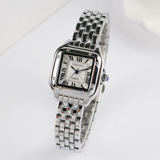 Classic vintage ladies square watch