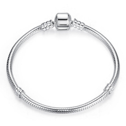 Modular silver bracelet